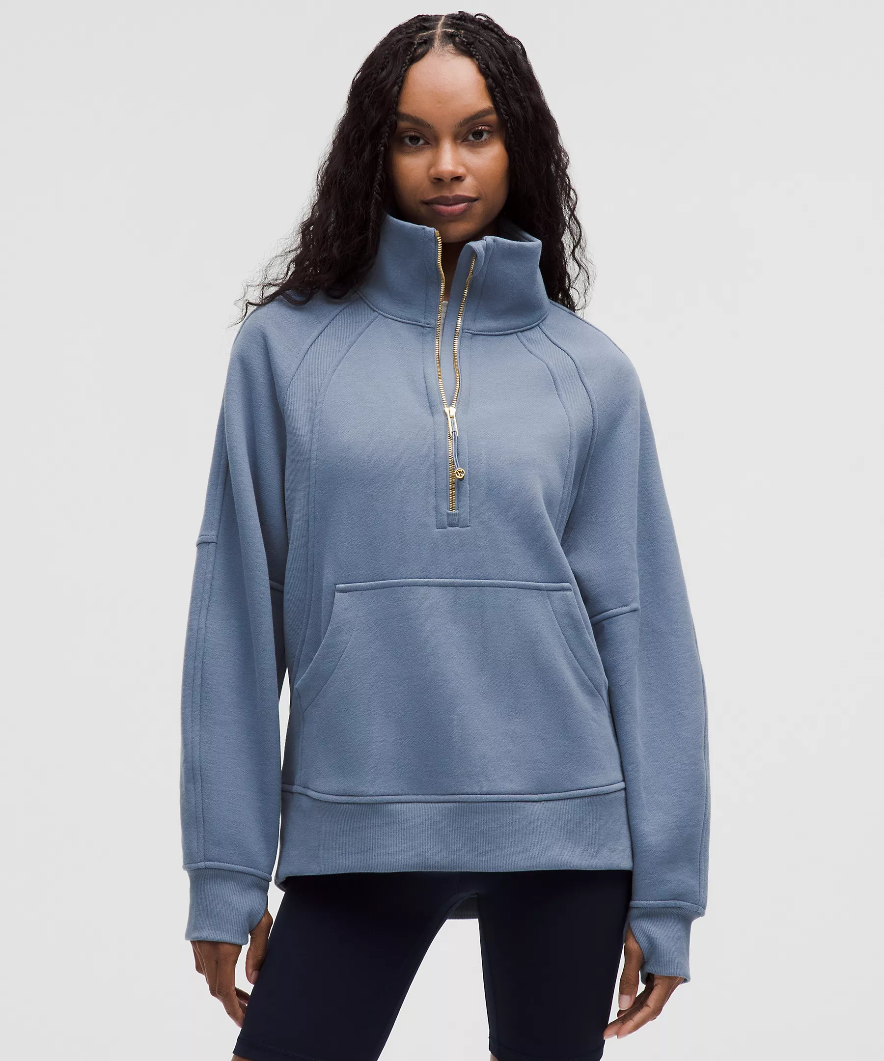 Scuba Oversized Funnel-Neck Half Zip *Long | Women's Hoodies & Sweatshirts | lululemon | Lululemon (US)