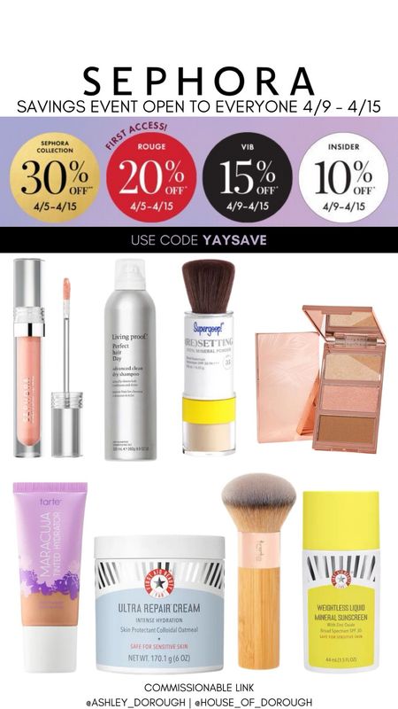Sephora Savings Event is now open to everyone!! Don't miss out on these deals! Ends on 4/15!

#LTKxSephora #LTKsalealert #LTKbeauty
