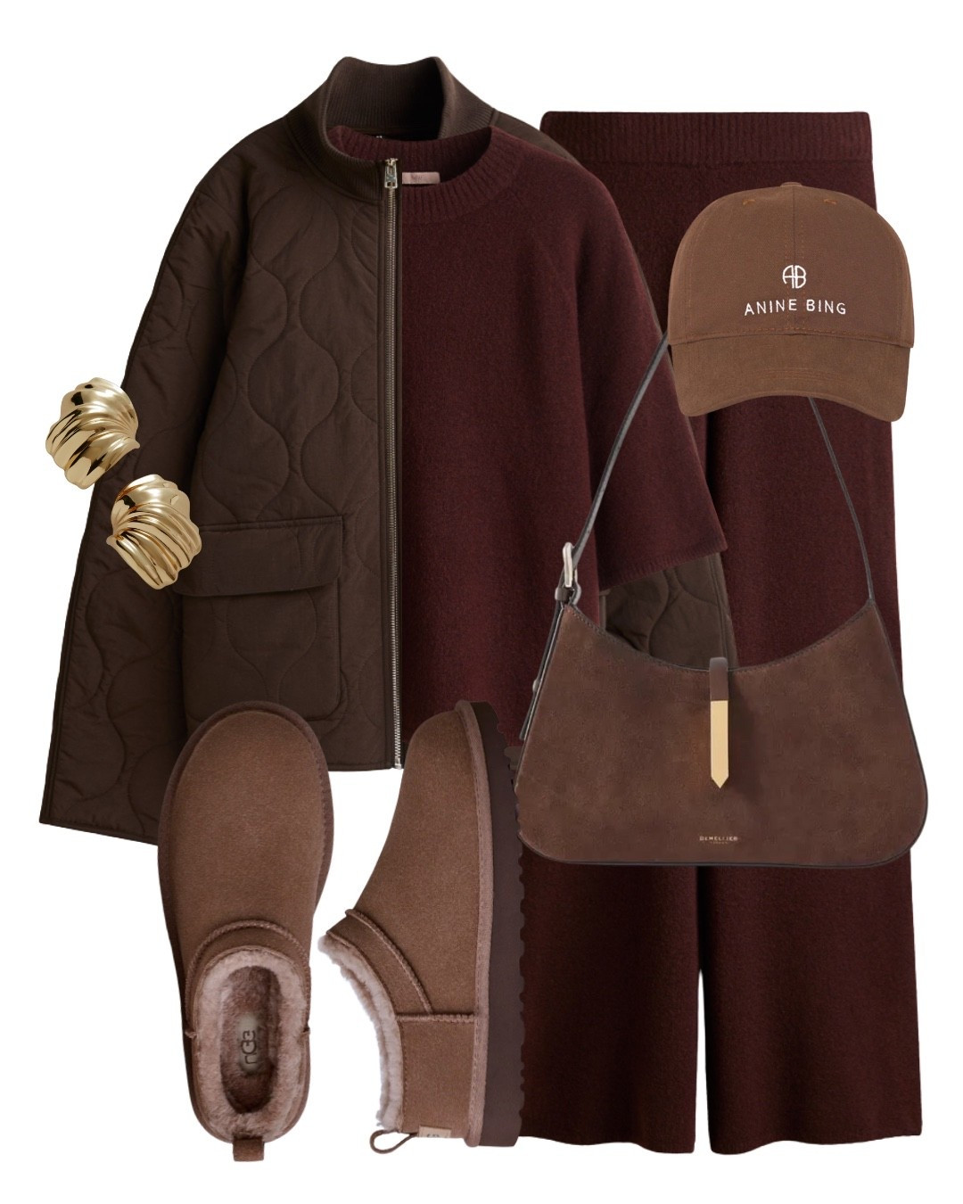 BURGUNDY KNITTED SET - new in knitted set in trending burgundy colour. Styled here with the Ugg micro boots 

#ugg #knittedset #coord 

#LTKshoes #LTKautumn #LTKuk