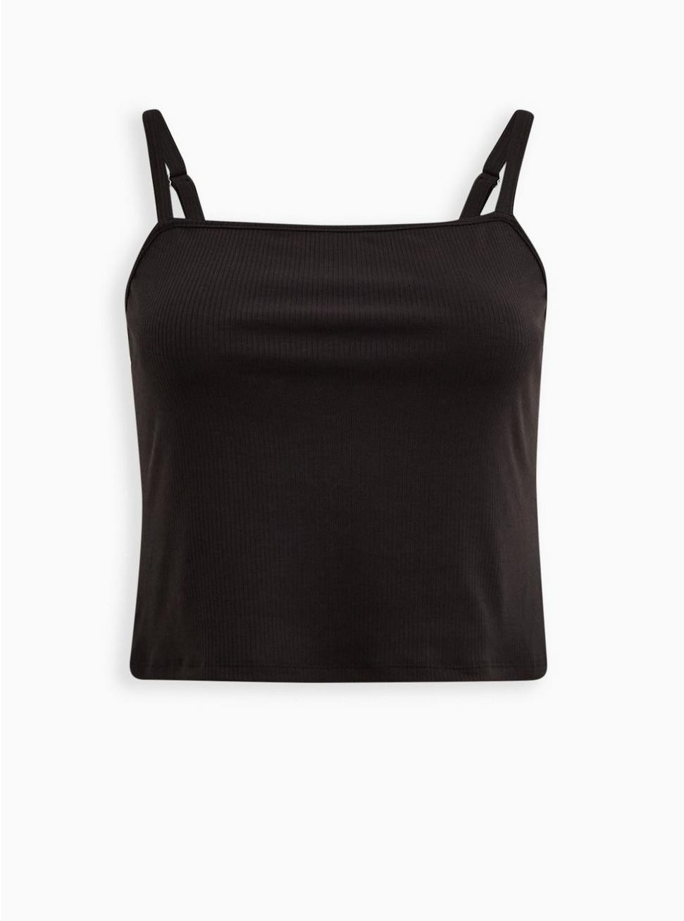 Festi Knit Rib Square Neck Crop Cami | Torrid (US & Canada)