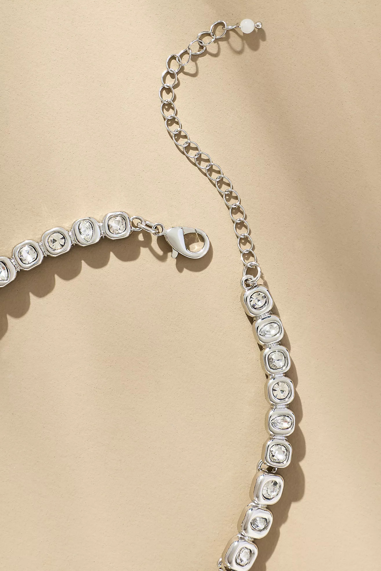 Square Crystal Collar Necklace | Anthropologie (US)