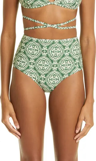 Medallion High Waist Bikini Bottoms | Nordstrom