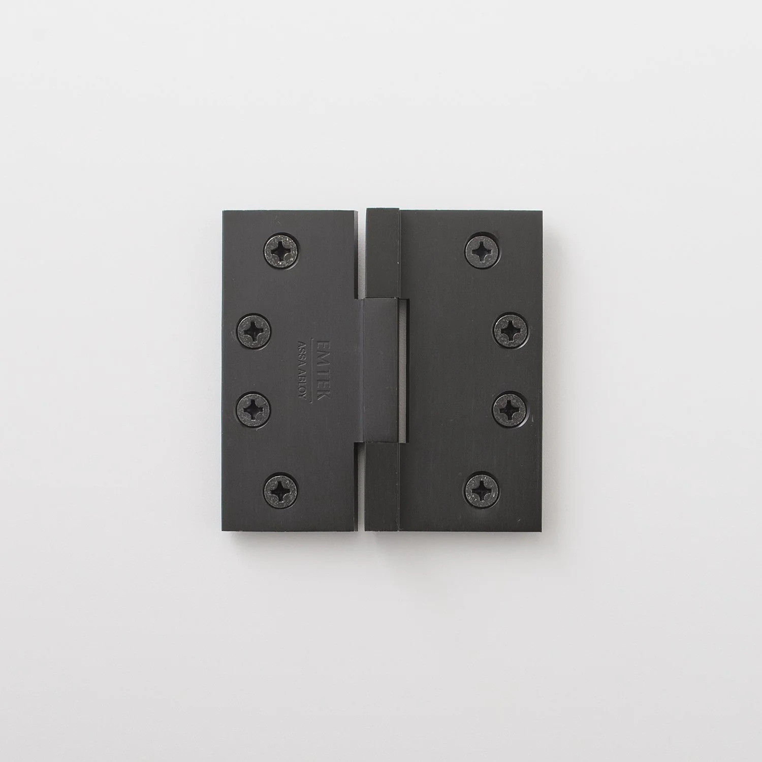 Square Barrel Hinges - Flat Black - 4" x 4 | Schoolhouse