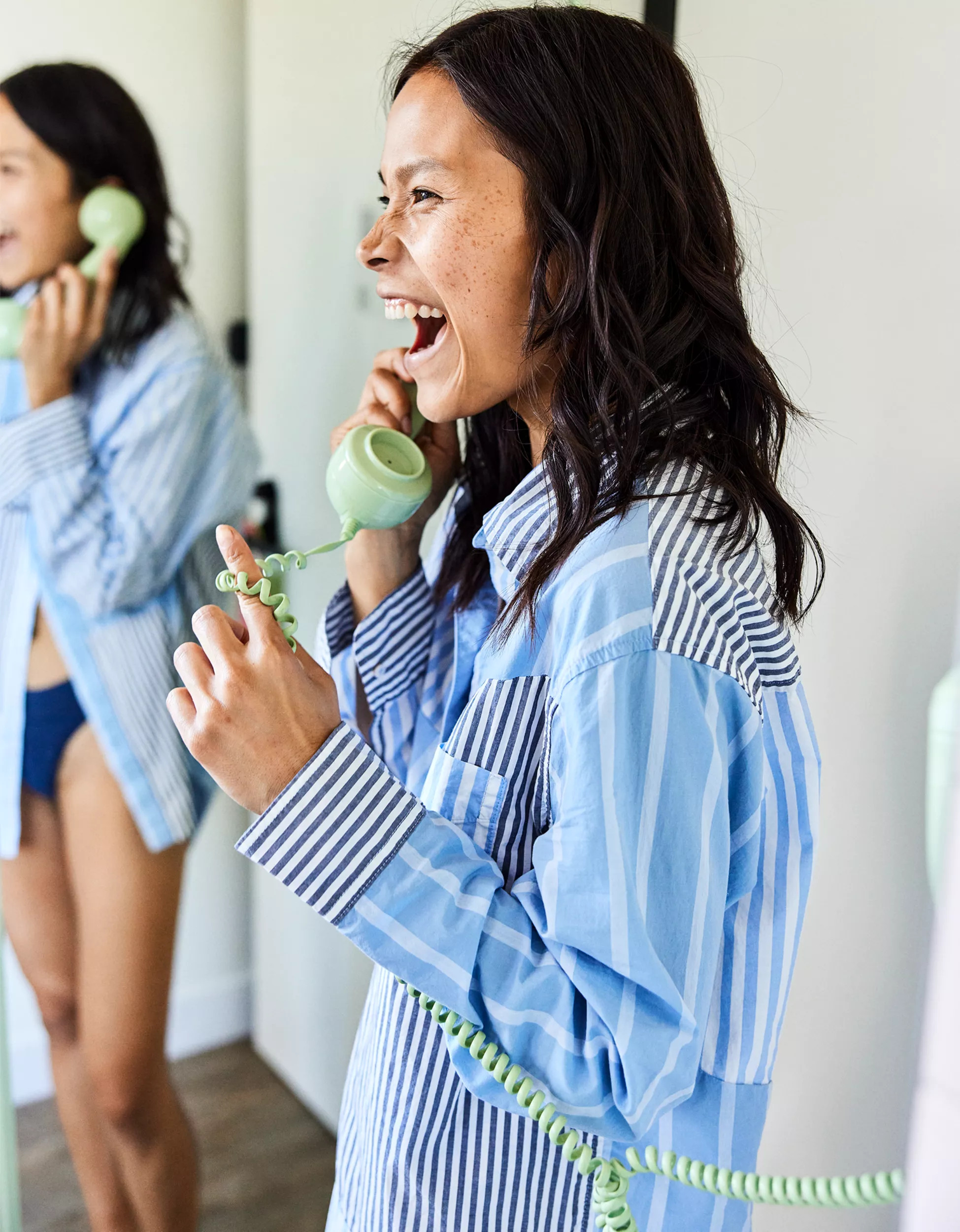 Aerie Long Sleeve Dad Shirt | American Eagle Outfitters (US & CA)