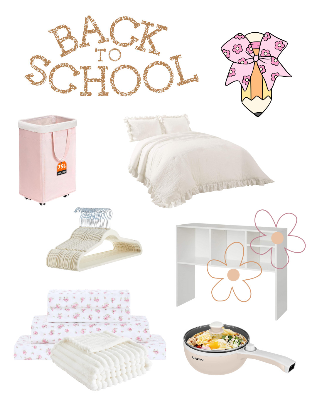 turning your dorm into a cozy little pinterest board… thanks to amazon 🤍✨ 

 #LTKFindsUnder100 #LTKStyleTip