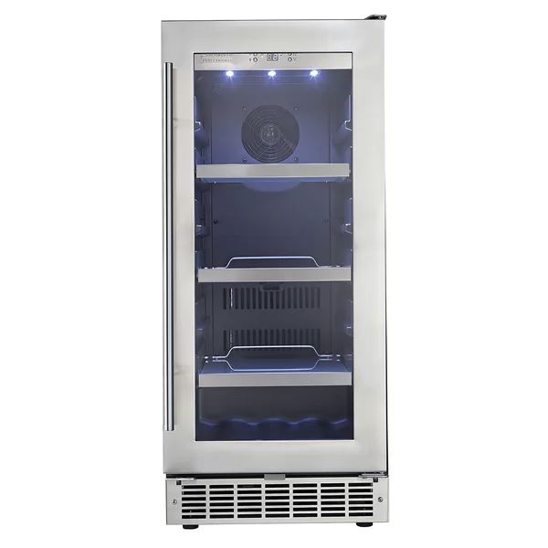 Silhouette 66 Can and 8 Wine Bottle 15" Undercounter Beverage Refrigerator | Wayfair North America