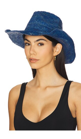 Diano Hat in Denim | Revolve Clothing (Global)
