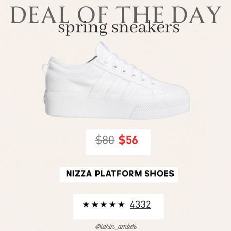 Adidas sneakers on sale! Deal of the day! Spring shoes / white sneakers 



#LTKsalealert #LTKstyletip #LTKshoecrush