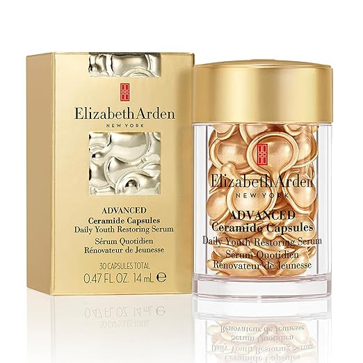 Elizabeth Arden Advanced Ceramide Face Serum Capsules, Anti-Aging Skincare, Fragrance-Free Hydrat... | Amazon (US)