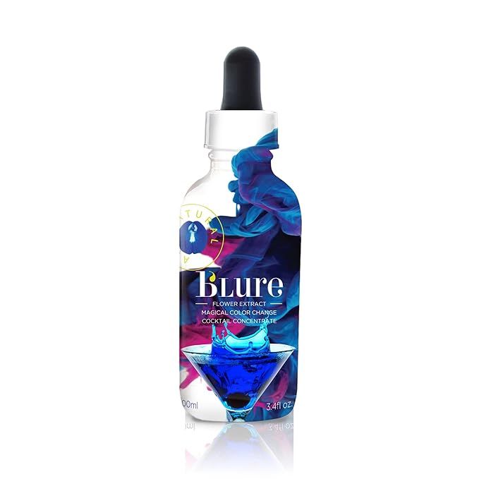 Wild Hibiscus B'Lure Butterfly Pea Flower Extract, 3.4 ounce | Magical Color Change Cocktail Conc... | Amazon (US)