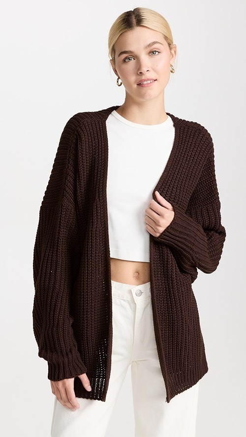 Glamorous Rib Cardigan | SHOPBOP | Shopbop