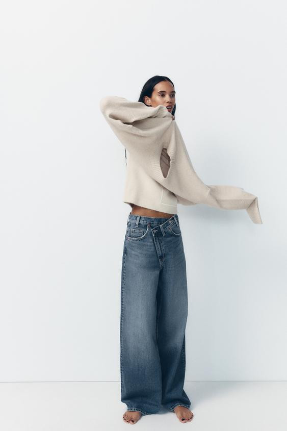 SOFT PLAIN KNIT SWEATER | Zara UK