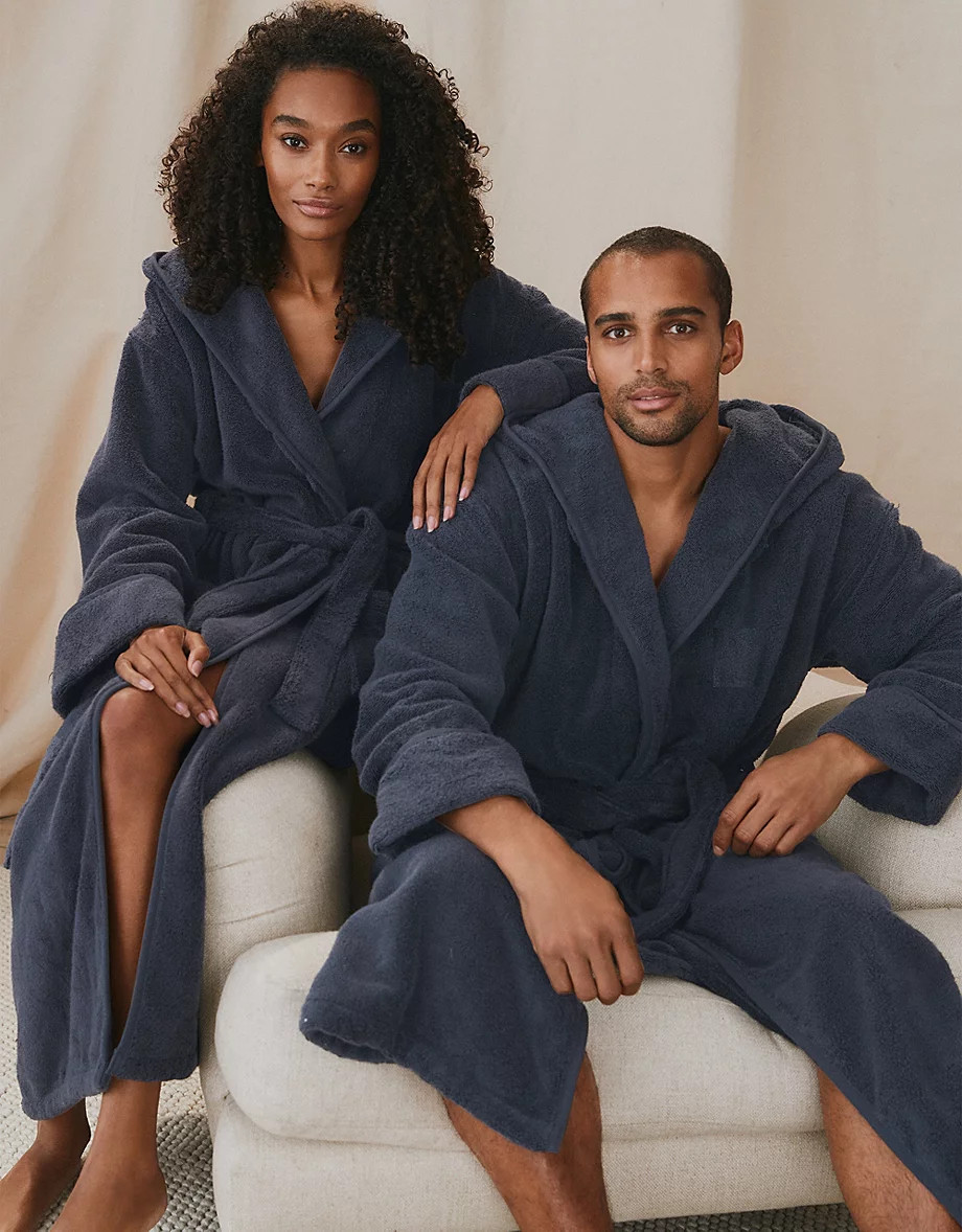 Unisex Hydrocotton Hooded Robe | The White Company (UK)