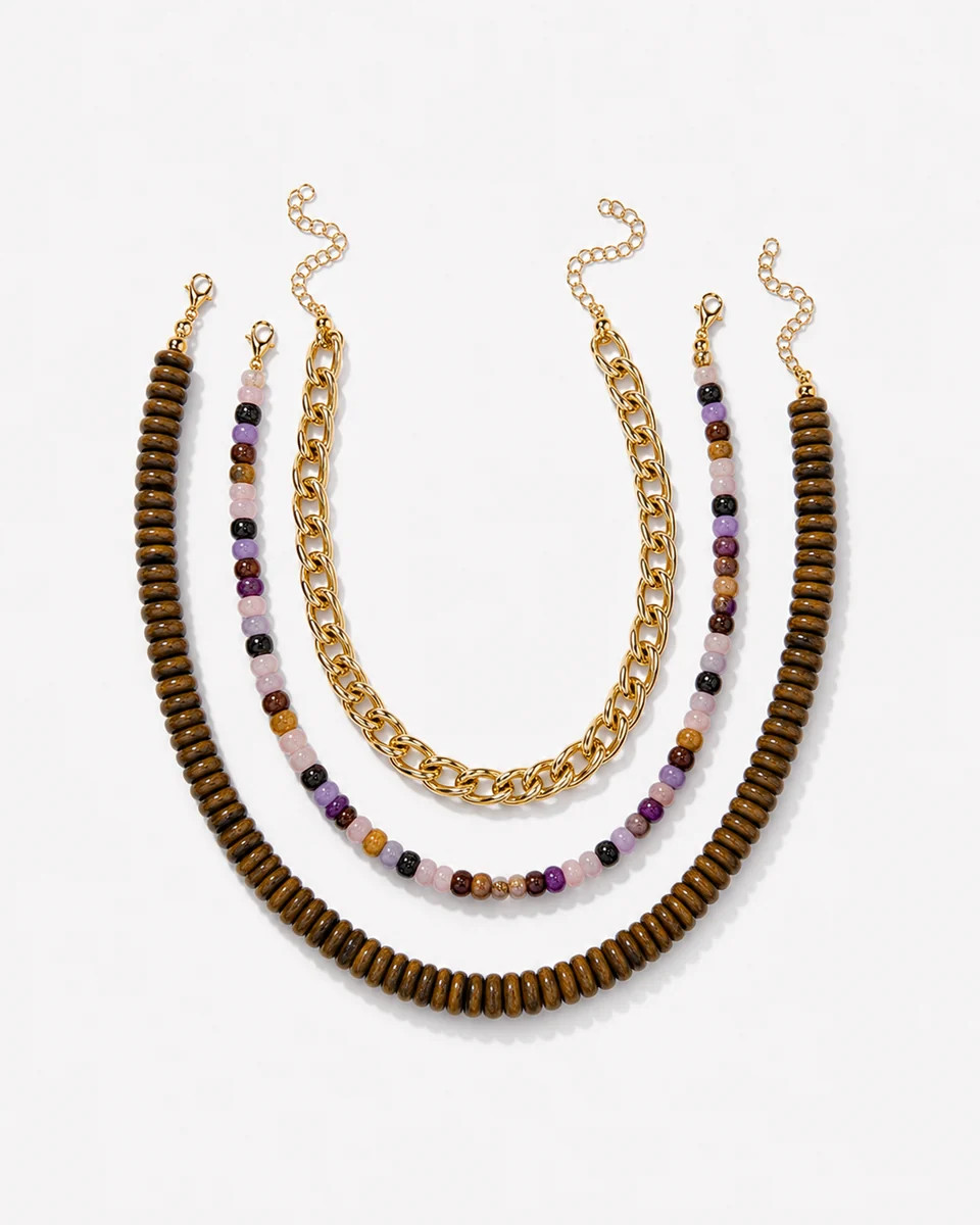 Unreleased Necklace Stack 3 | Allie + Bess