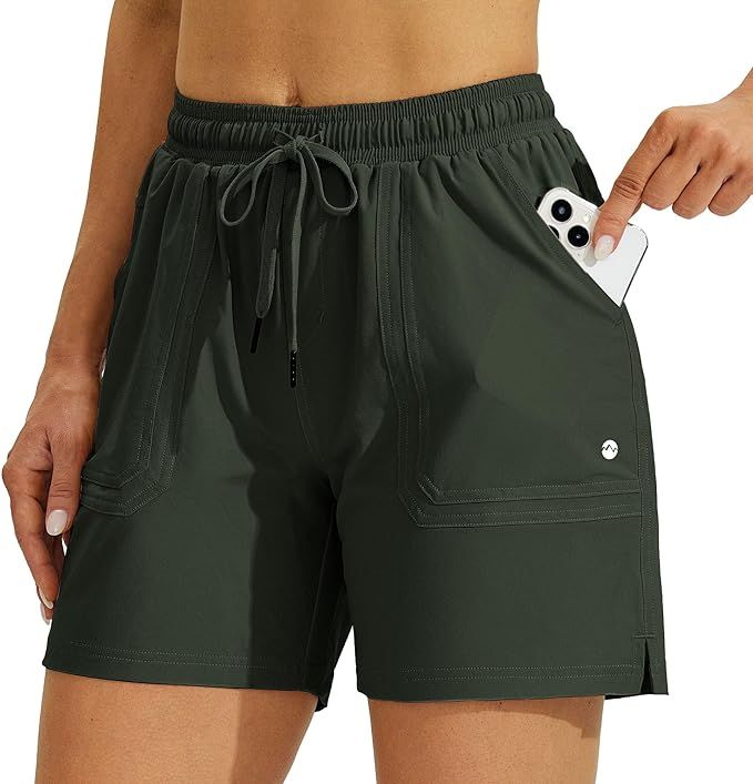 Willit Women's 5" Hiking Shorts Golf Athletic Outdoor Shorts Quick Dry Workout Summer Water Short... | Amazon (US)