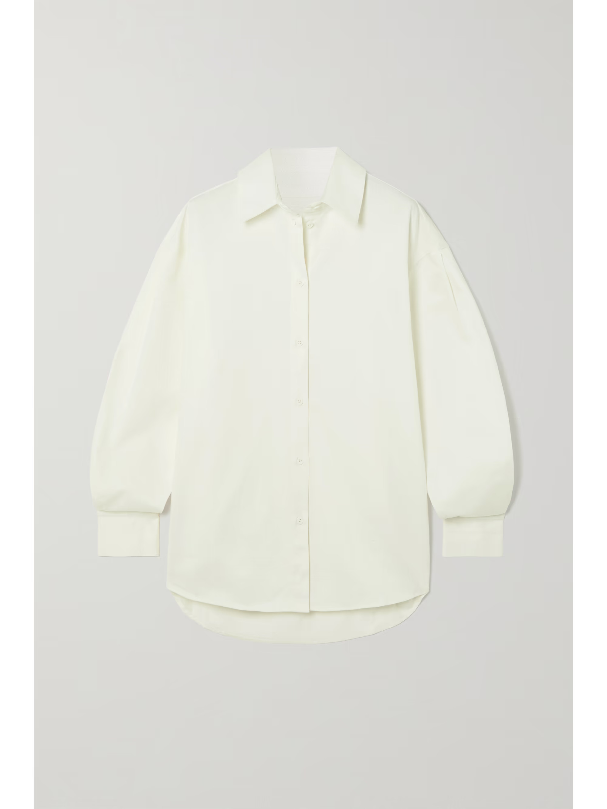 White + NET SUSTAIN organic cotton-poplin shirt | CAES | NET-A-PORTER | NET-A-PORTER (UK & EU)