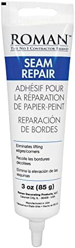 Roman Products 207802LW 6454 Seam Repair Adhesive, Sealer for Wallpaper Tears, and Loose and Overlap | Amazon (US)