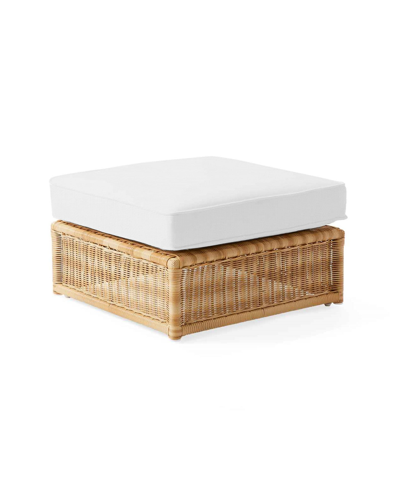 Pacifica Modular Ottoman - Light Dune | Serena and Lily