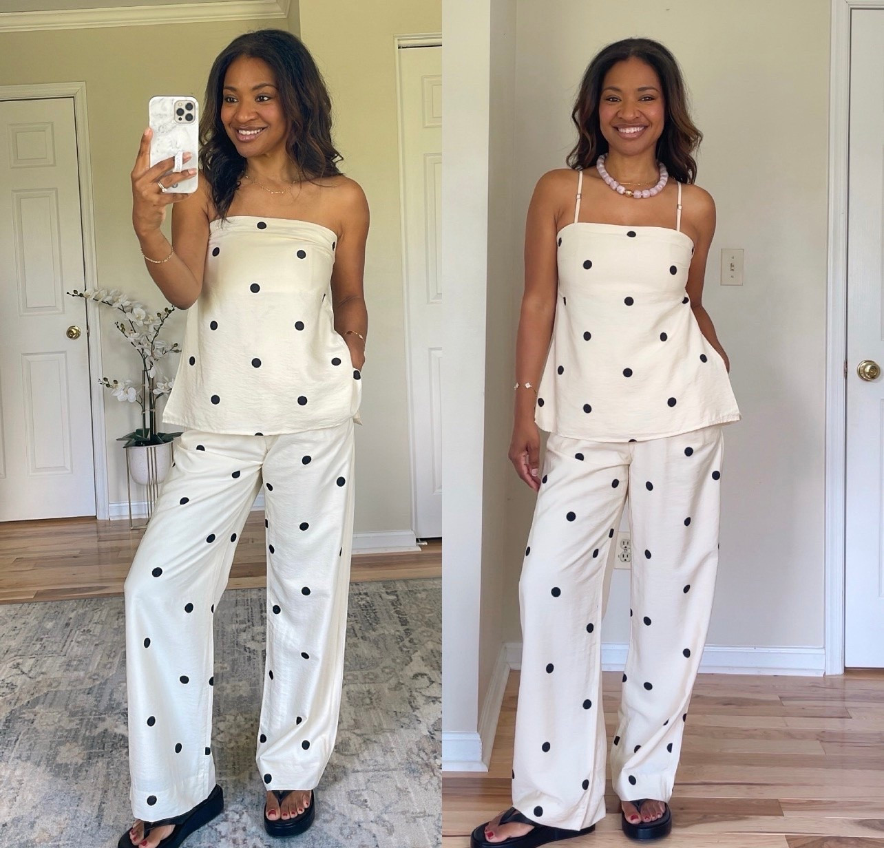 Wearing a small in the top and size 27 regular in the pants  

 #ltkover40 #ltkgrwm #ltkootd