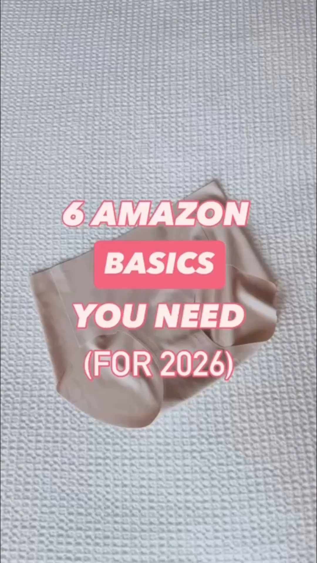6 Basics You Need for 2026 

Amazon basics | undergarment | staples | every day outfit 


#LTKootd #LTKmomlife #LTKTravel