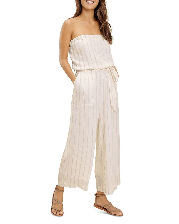 June Striped Strapless Jumpsuit | Bloomingdale's (US)