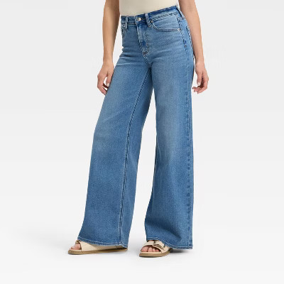 Women's Everyday High-Rise Wide Leg Jeans - Universal Thread™ | Target