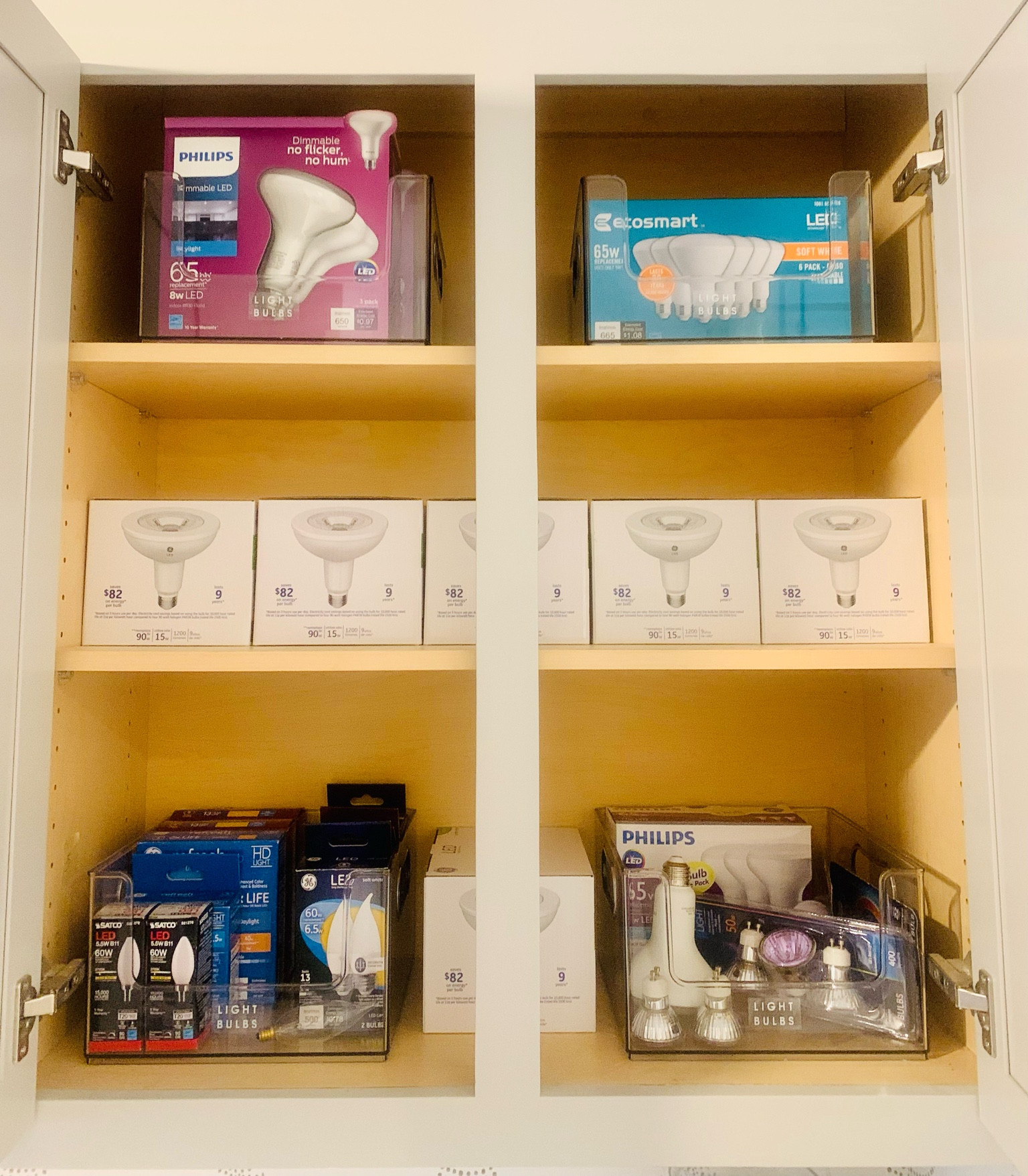 Laundry room organization for light bulbs 

#LTKhome #LTKfindsunder50 #LTKSeasonal