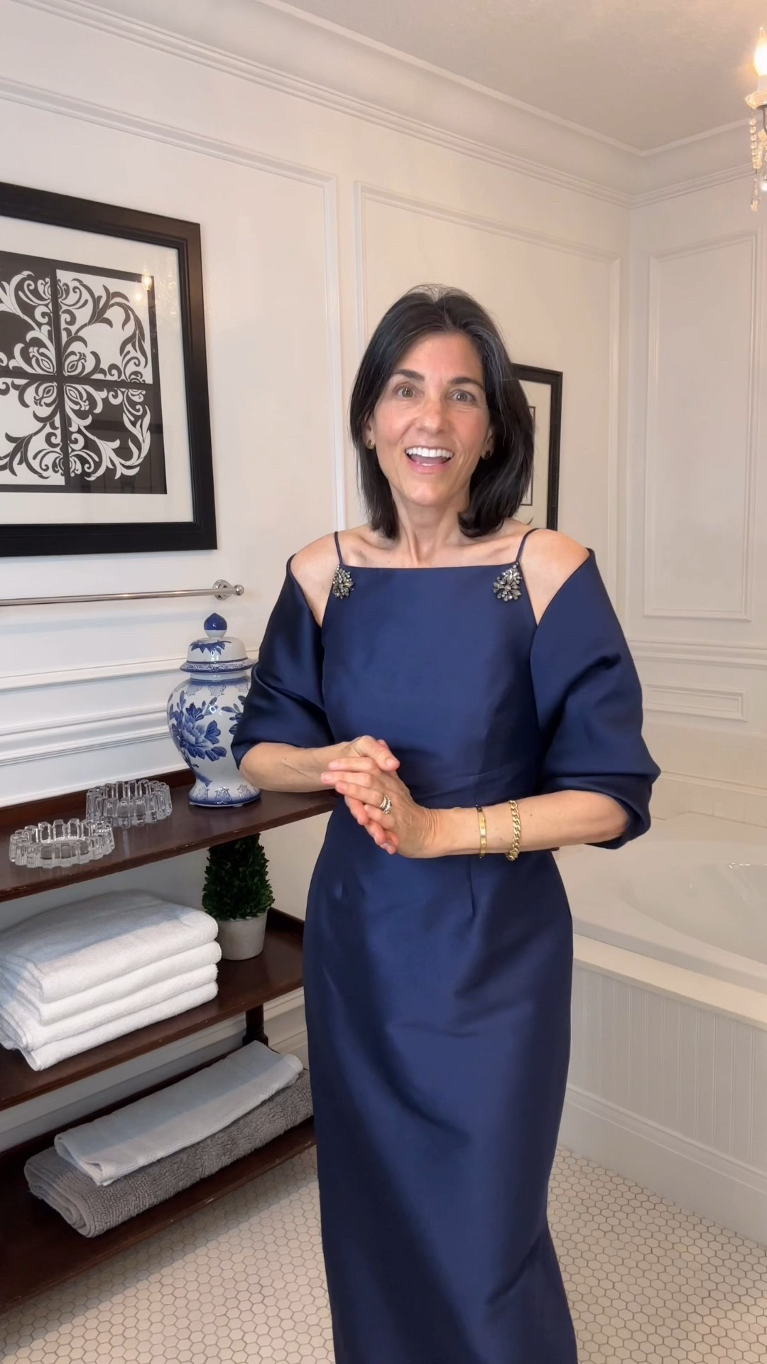 Covering your shoulders and arms for formal events 