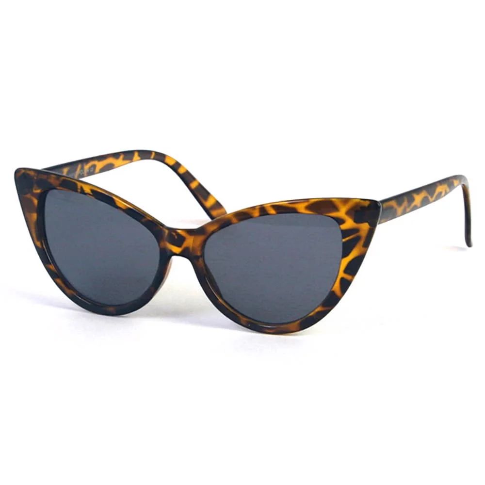 POP Fashionwear  Women's P1413 Retro Vintage-style Cat-eye Frame Sunglasses Tortoise Smoke Lens | Walmart (US)