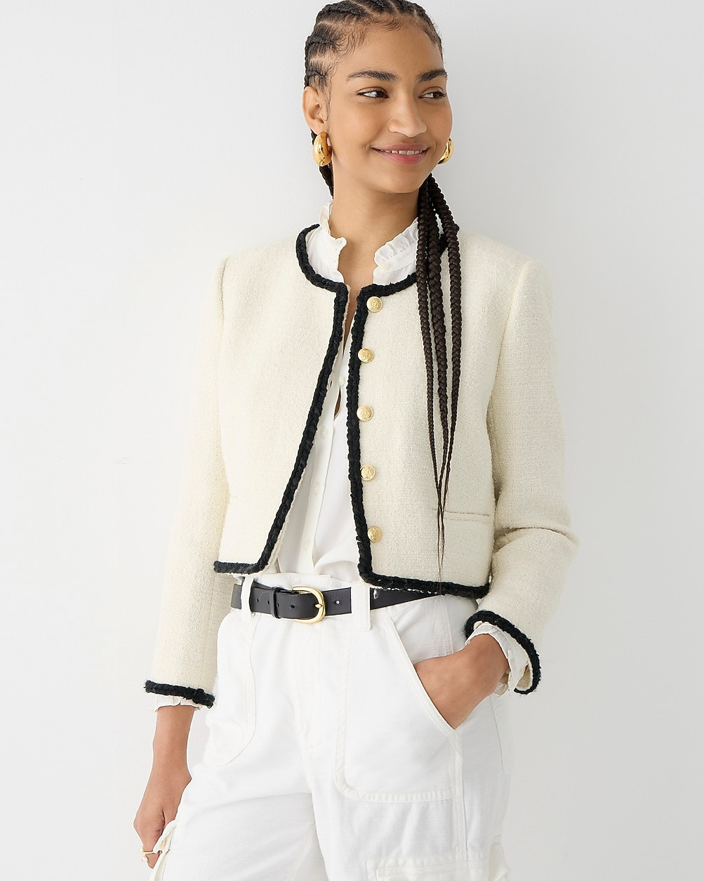Louisa lady jacket in maritime tweed | J. Crew US