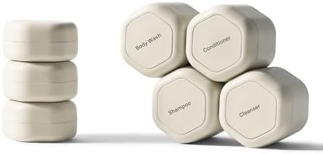 Cadence Travel Containers - Daily Routine Capsule Set - Magnetic Containers with Lids,4 Flex Medi... | Amazon (US)