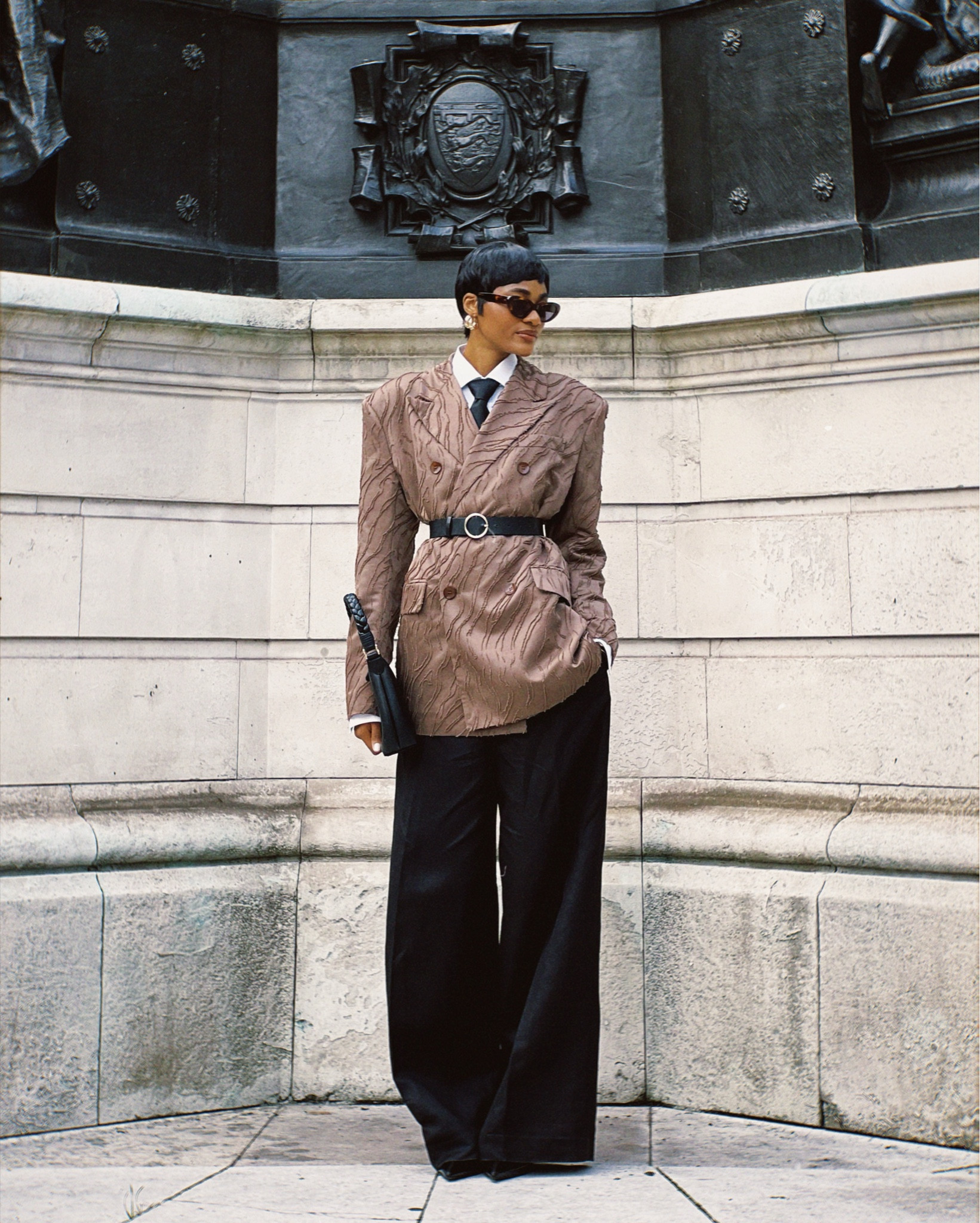 It was a breezy fall afternoon, just after Sunday service… she wore new pre fall @Eleh suiting with a crisp white shirt and a black tie In the busy busy streets of london just around the corner from Aldwych Theater thinking to herself. This will continue all season. 

#LTKautumn 

#LTKstyletip #LTKluxury