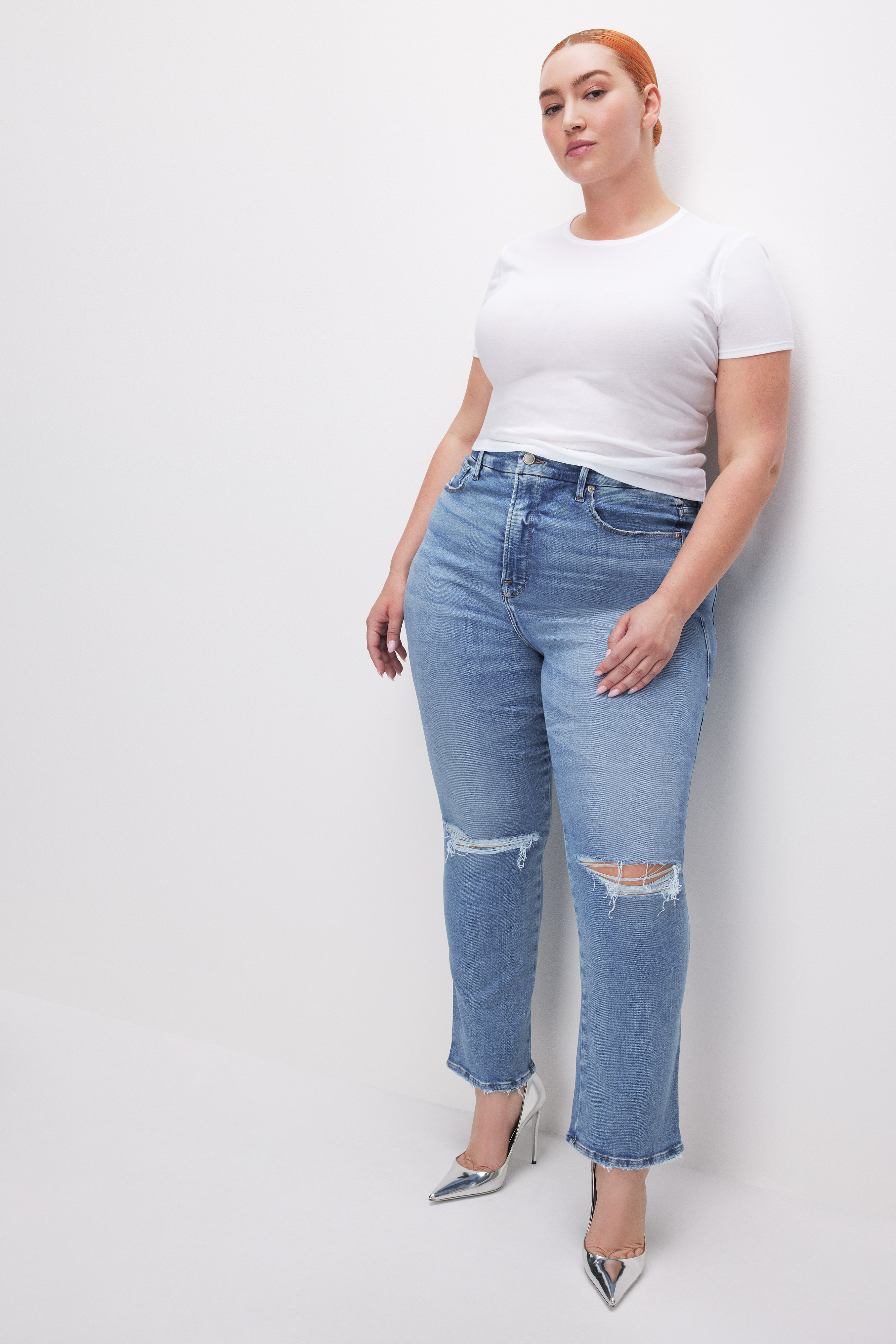 GOOD CURVE STRAIGHT JEANS | Good American