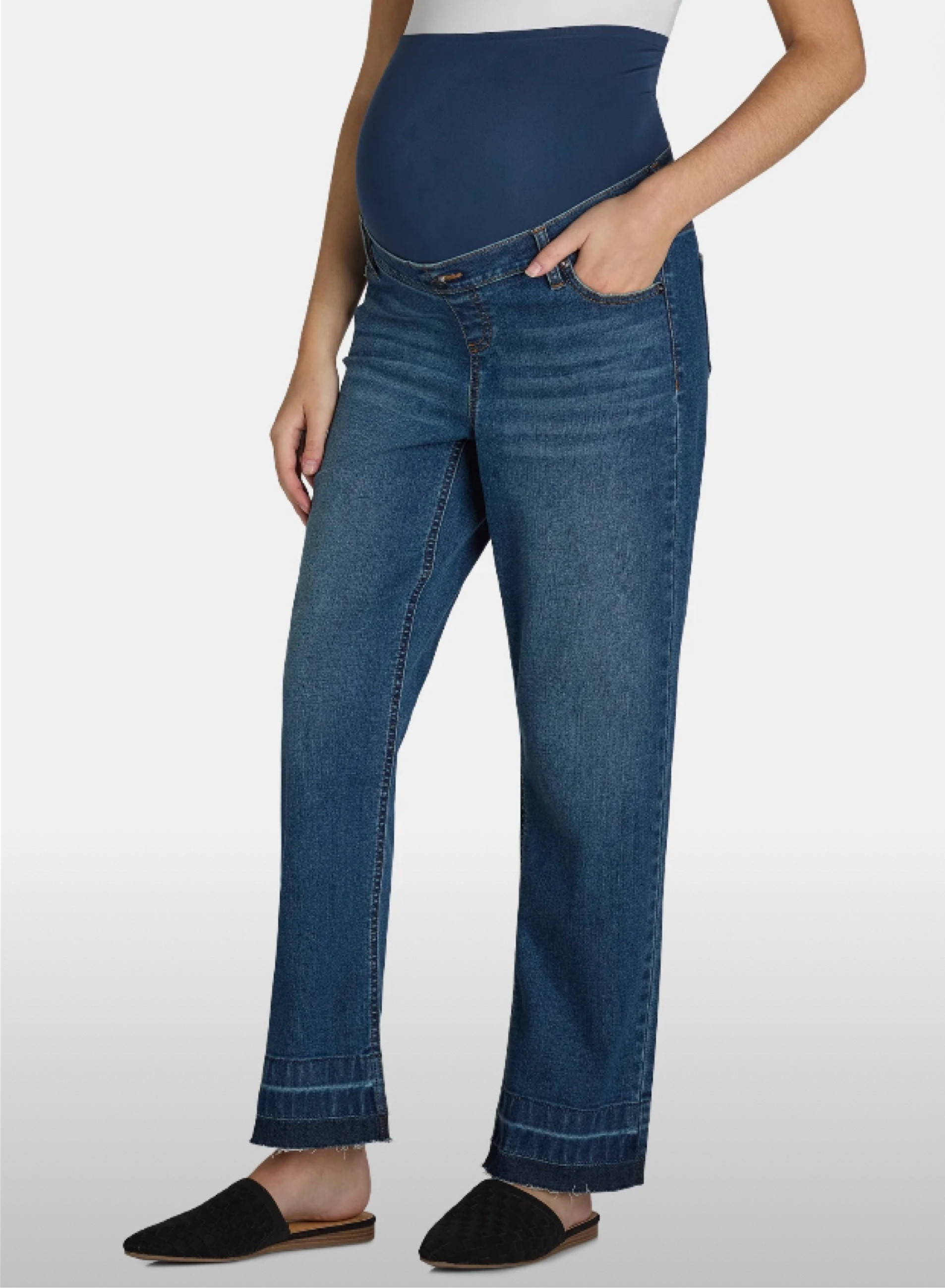 Maternity Straight Leg Jeans. 


#LTKFindsUnder50