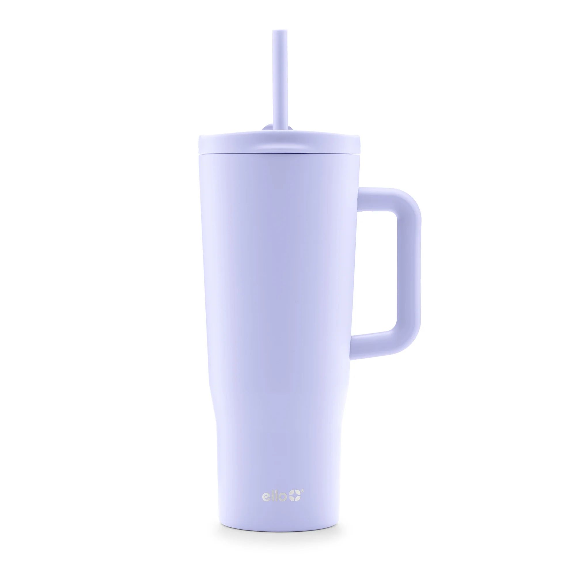 Ello Ultra Clean 40 oz Stainless Steel Tumbler with Handle, Lavender | Walmart (US)