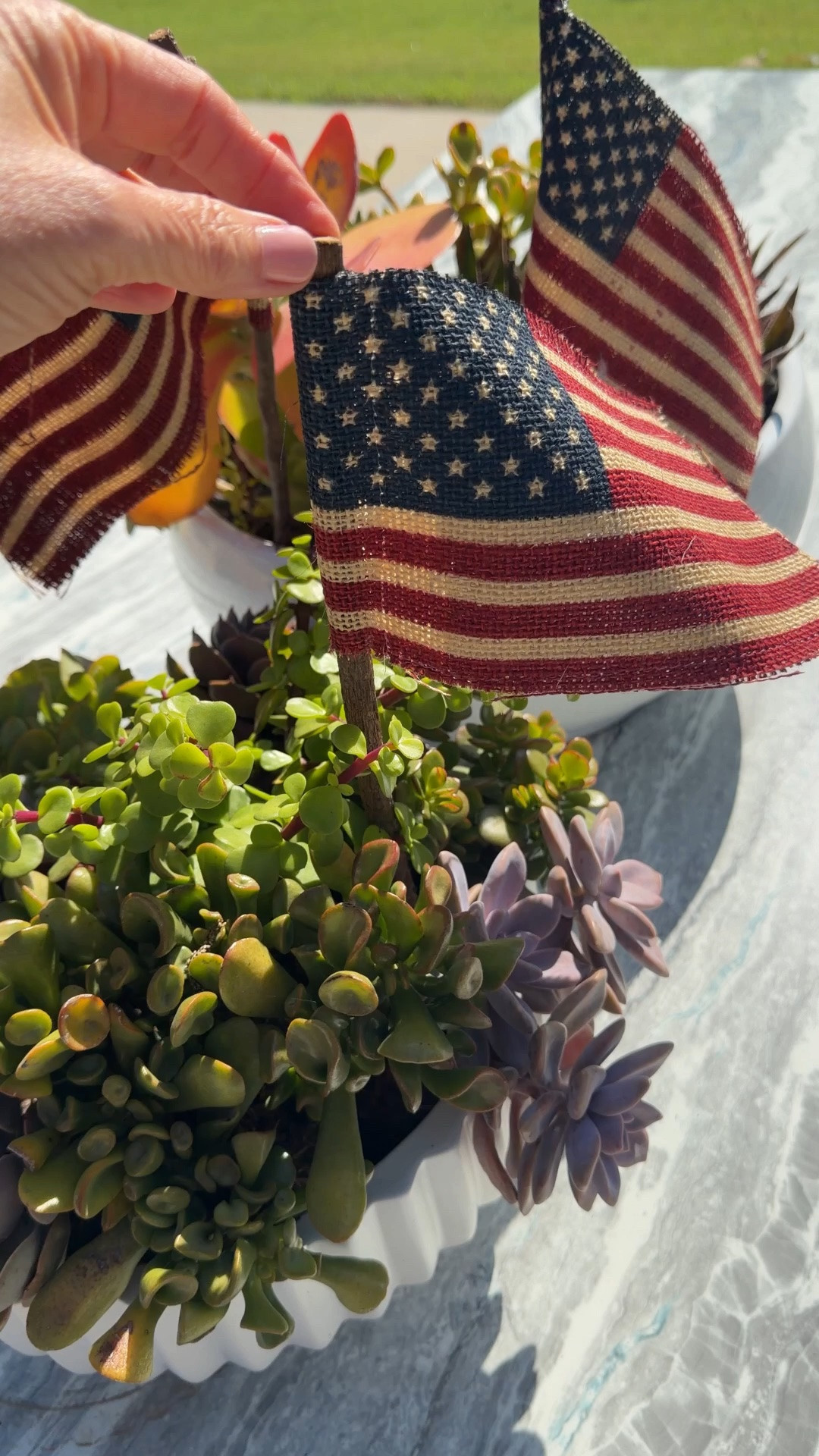 Liberty burlap flag set of four

#LTKOver40 #LTKHome