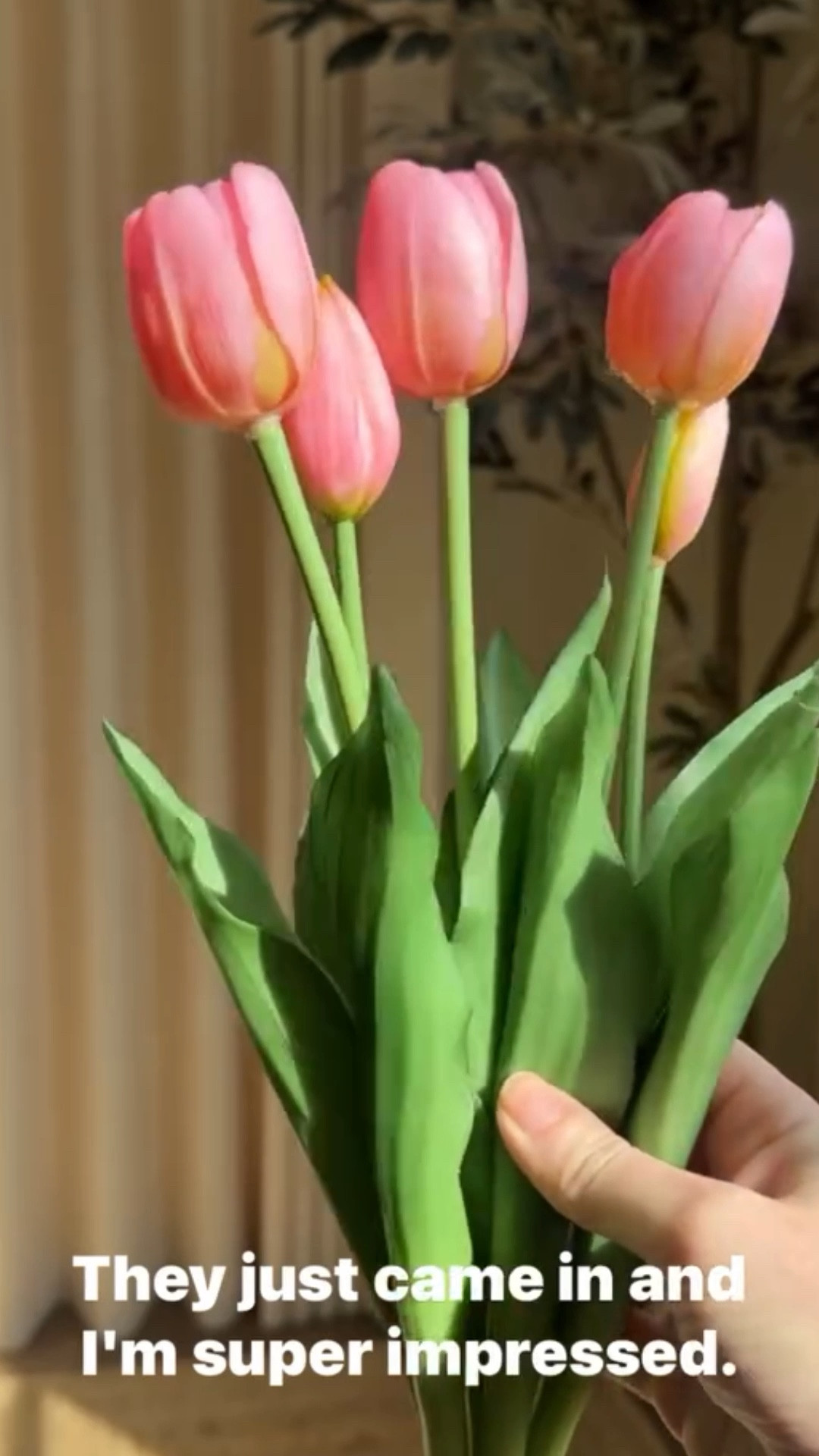 I’m so impressed with these artificial tulips from Amazon. They come in a pack of 15 stems and have blooms in different stages, which makes them look so much more realistic. The subtle color variation in the petals adds even more dimension. Such an easy way to bring in spring without the upkeep. These are going to be a beautiful addition to our spring decor.

#LTKSeasonal #LTKHome