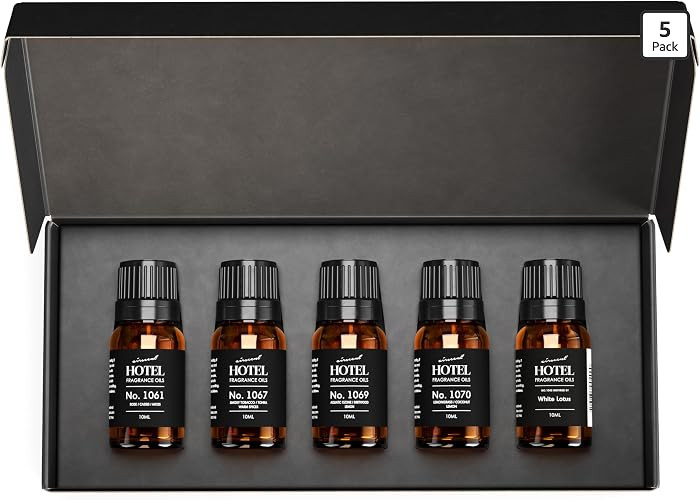 AirScent Hotel Diffuser Oil Gift Set - Iconic Retreats 5 Pack - 10 mL | Amazon (US)