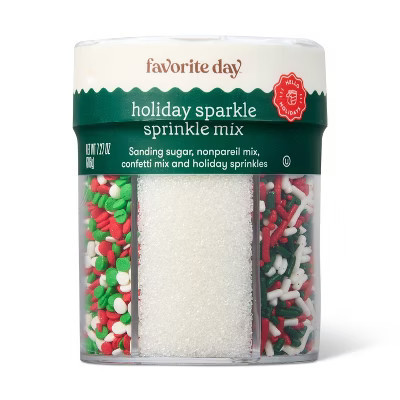 Christmas Decors- 6 Cell Sprinkles - 7.27oz - Favorite Day™ | Target