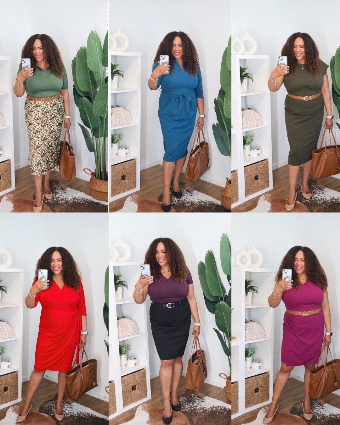 Round up of work outfits I’ve worn lately ✨ Dresses are an xl. Satin skirt large. Pencil skirt 2xl. 

#LTKOver40 #LTKMidsize #LTKWorkwear