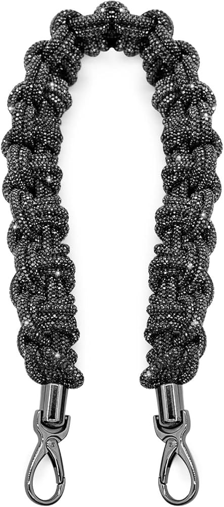 XXJ Art Crystal Rhinestone Purse Strap Replacement Shoulder Straps for Handbags Wide 1.5 Inches | Amazon (US)
