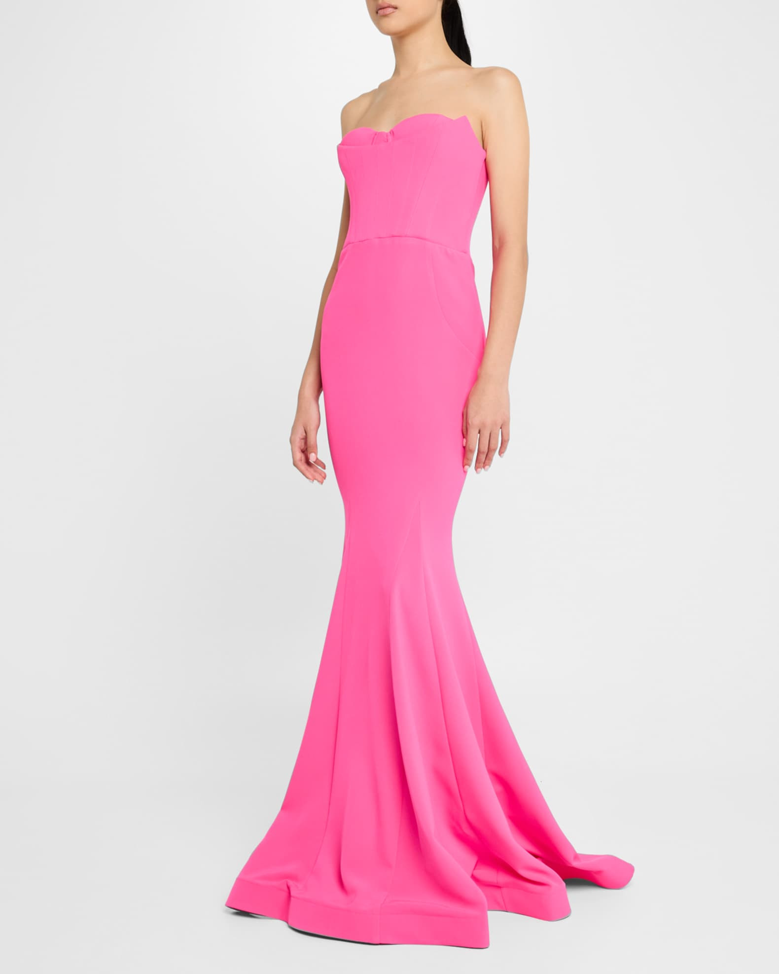 Jovani Strapless Sweetheart Mermaid Gown | Neiman Marcus