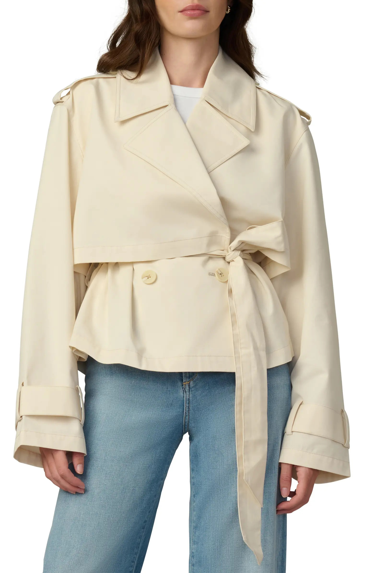 The Liz Cropped Trench Coat | Nordstrom