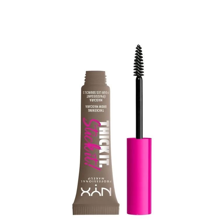 NYX Professional Makeup Thick It Stick It Thickening Brow Gel Mascara, Taupe | Walmart (US)