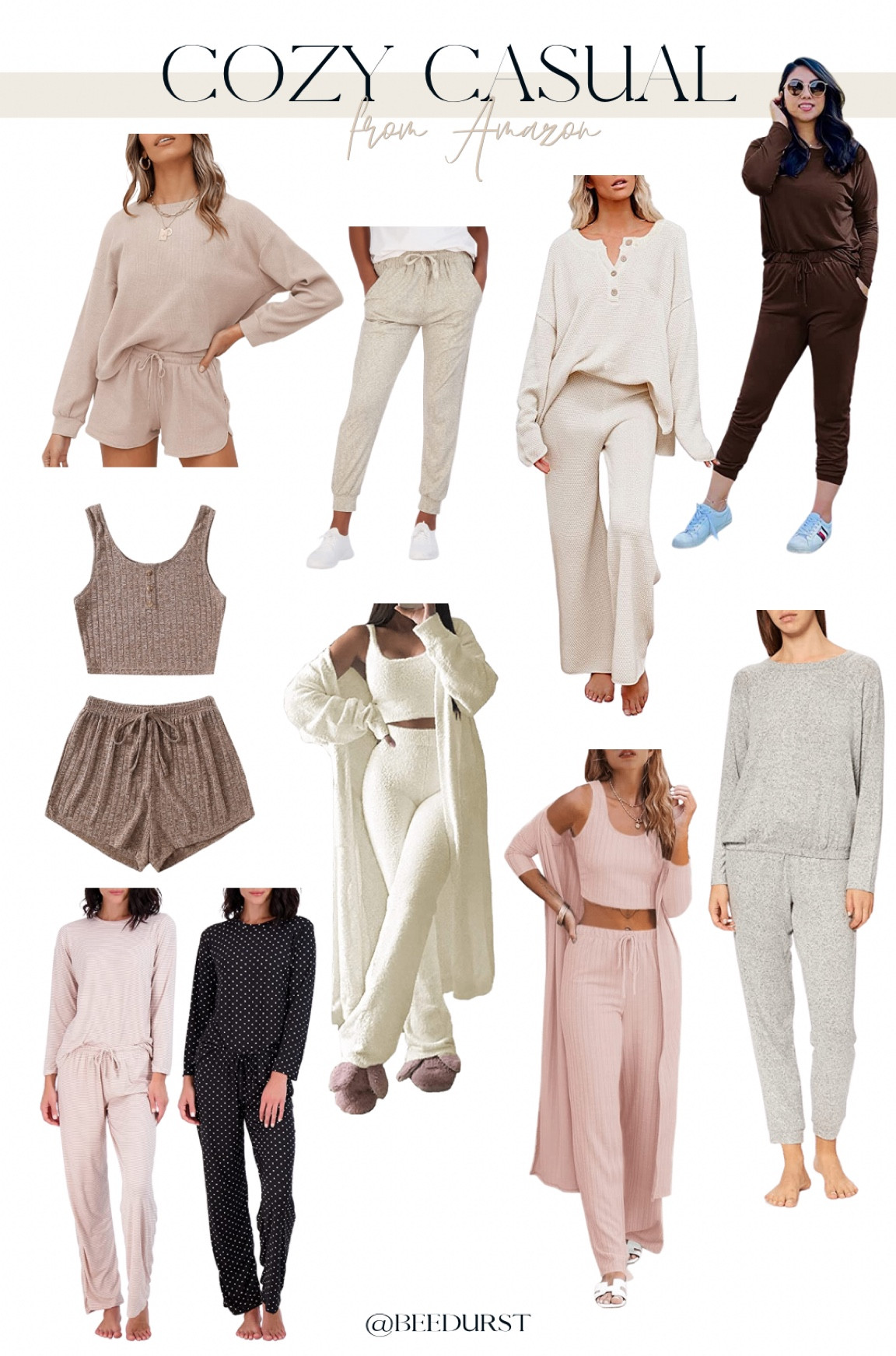 I’m all about feeling so luxurious in some good loungewear this year! 

Sweats, matching sets, pajamas, loungewear, 

#LTKcurves #LTKunder100 #LTKfit