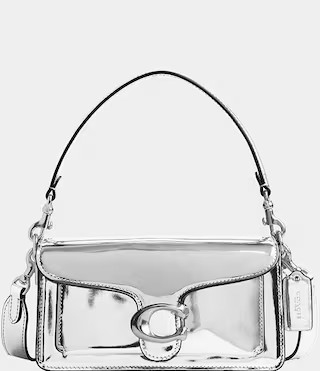 Tabby Signature Metallic Leather Shoulder Bag 20 | Dillard's