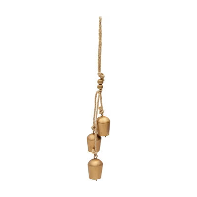 Gallerie II Triple Gold Bells Christmas Ornament | Target