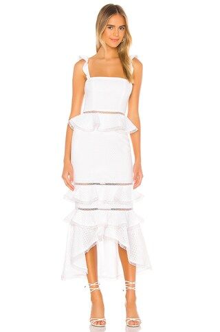 Haze Midi Dress in Ivory | Revolve Clothing (Global)