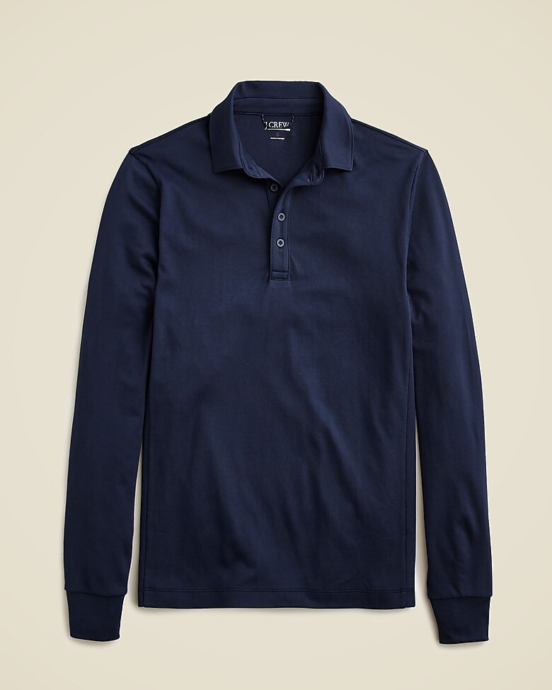 Long-sleeve performance polo shirt with COOLMAX® technology | J. Crew US
