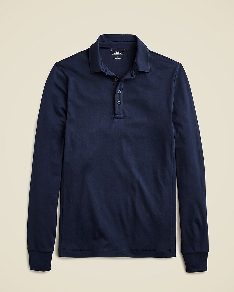 Long-sleeve performance polo shirt with COOLMAX® technology | J.Crew US